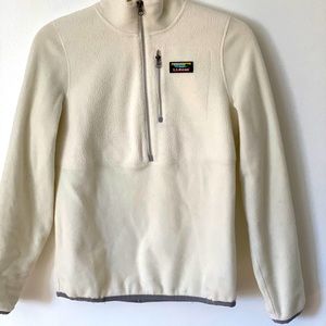 LLBean half zip